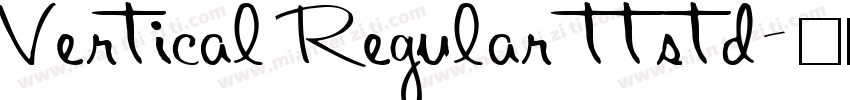 Vertical Regular ttstd字体转换